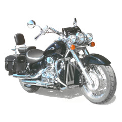 Supporti borse laterali HONDA VT 750 SHADOW C (2004-2008)